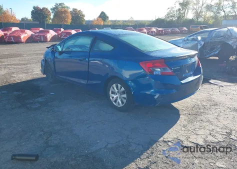 2012 Honda Civic Lx from USA, damaged, VIN 2HGFG3B59CH551898